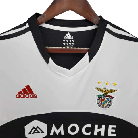 Camisa Benfica 2013/2014 - Retrô Adidas - Preta e branca