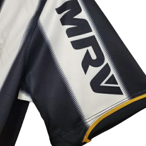 Camisa Atlético Mineiro I 2013 - Retrô Lupo - Preta e branca