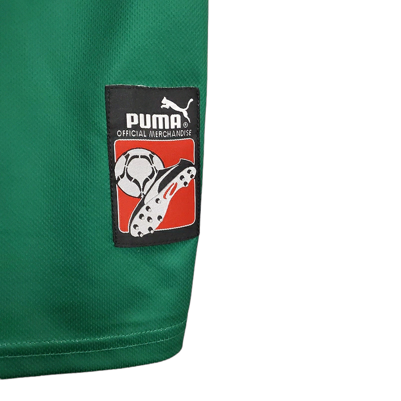 Camisa Seleção de Marrocos 1998 - Retrô Puma - Verde e Vermelha