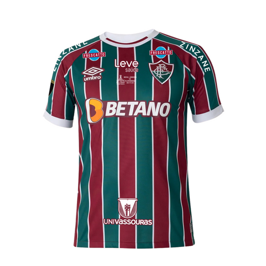 Camisa Fluminense I 23/24 Edição da Final da Libertadores 2023 - Torcedor Umbro Masculina - Tricolor