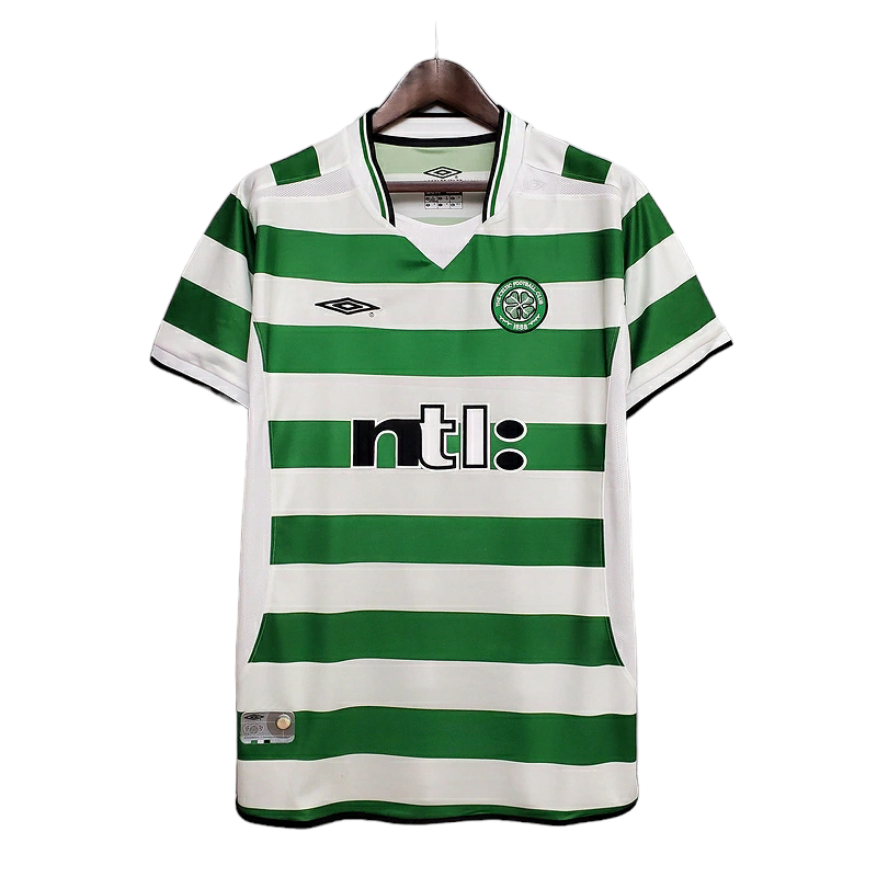 Camisa Celtic 2001/2003 - Retrô Umbro - Verde e Branca
