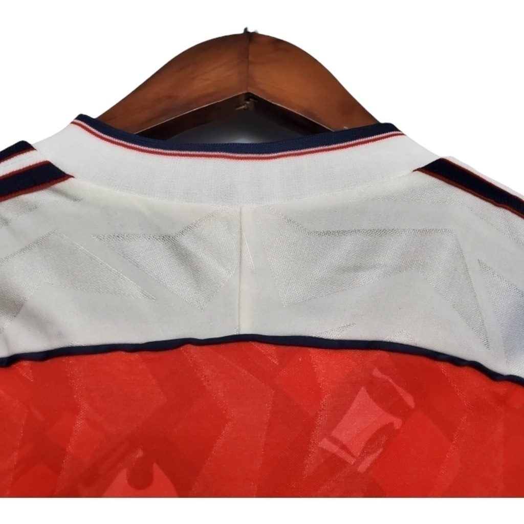 Camisa Arsenal I 1990/1992 - Retrô Adidas - Vermelha e branca