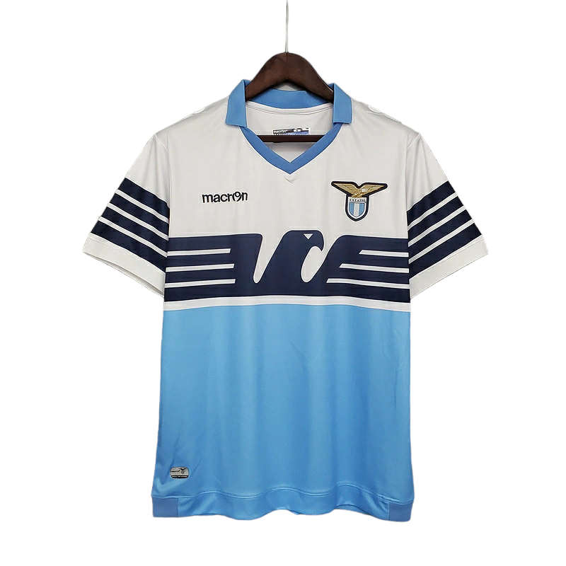 Camisa Lazio 2014 - Retrô Macron - Azul e branca