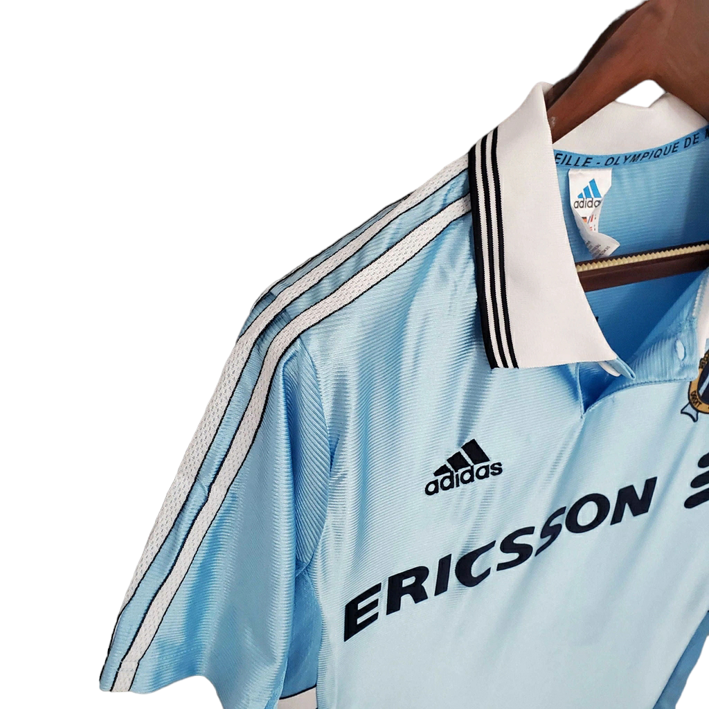 Camisa Marseille 1998/1999 - Retrô Adidas - Azul