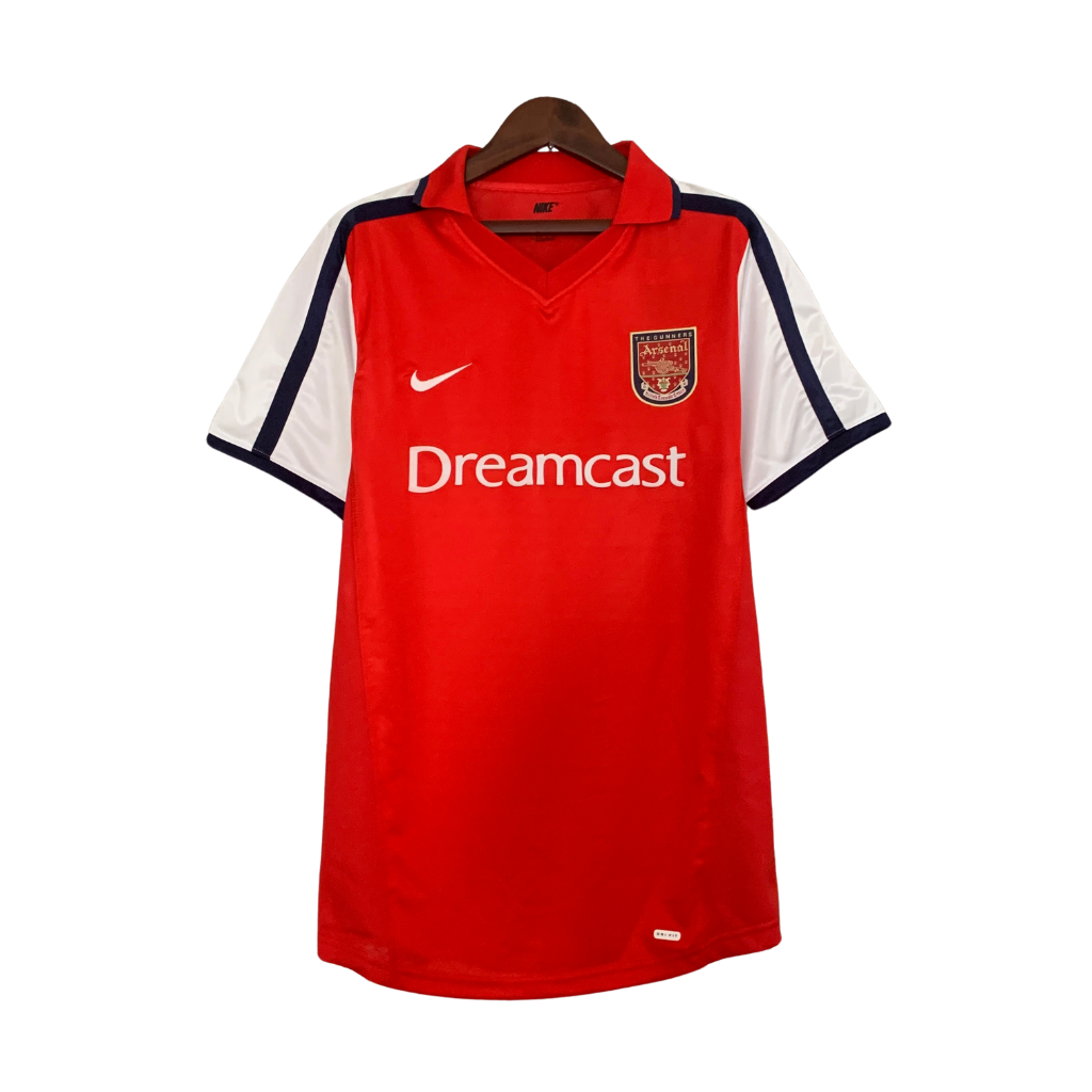 Camisa Arsenal 2001/2002 - Retrô Nike - Vermelha