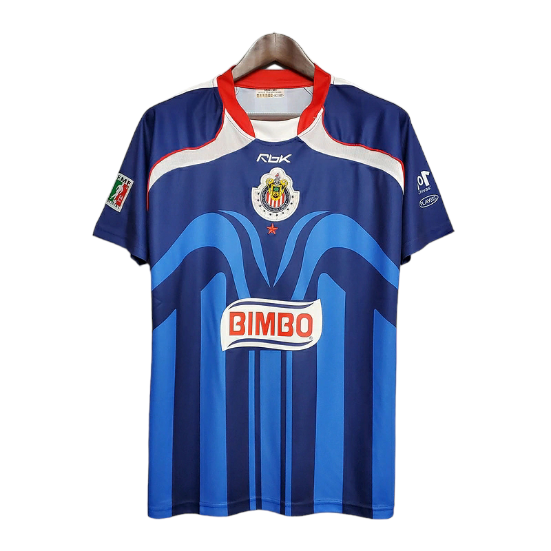Camisa Chivas Guadalajara 2006/2007 - Azul - Retrô Reebok
