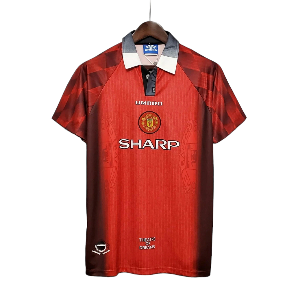 Camisa Manchester United 1996 - Retrô Umbro - Vermelha