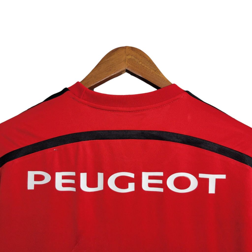 Camisa Flamengo I 2014 - Retrô Adidas - Vermelha com detalhes em preto e branco