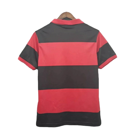 Camisa Flamengo 1982 - Retrô Adidas - Vermelha e Preta