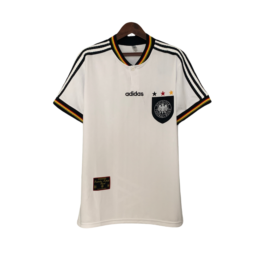 Camisa Seleção da Alemanha I 1996 - Retrô Adidas - Branca