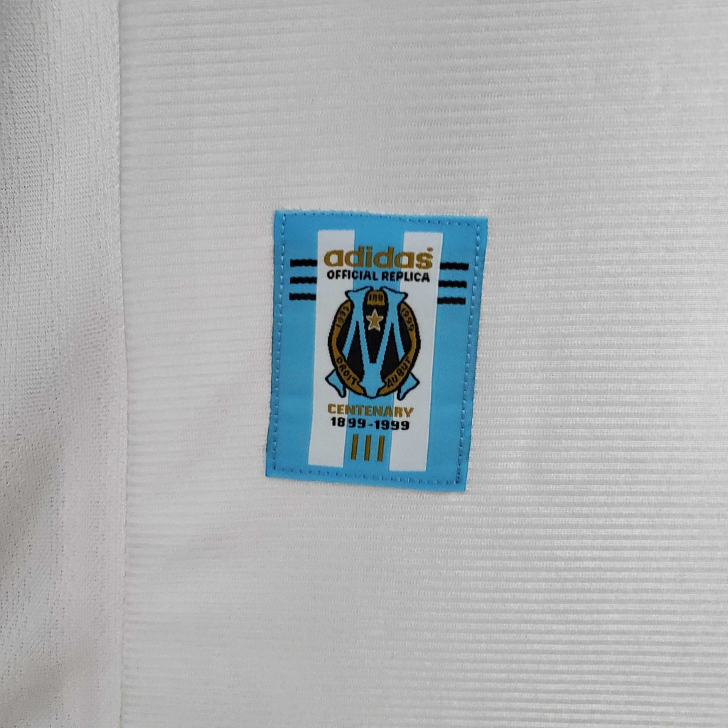 Camisa Marseille 1998/1999 - Retrô Adidas - Branca