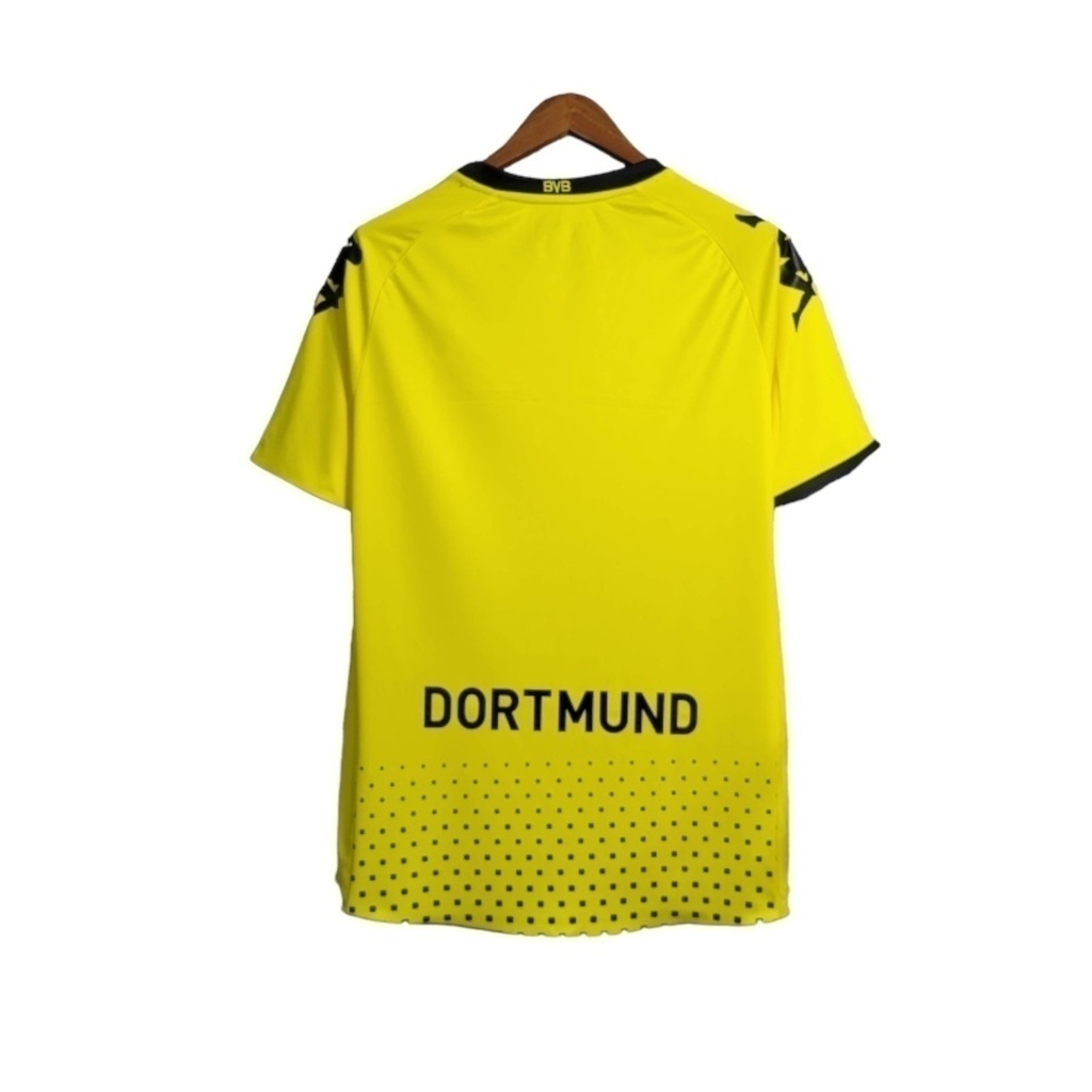 Camisa Borussia Dortmund I 2011/2012 - Retrô Kappa - Amarela com detalhes em preto