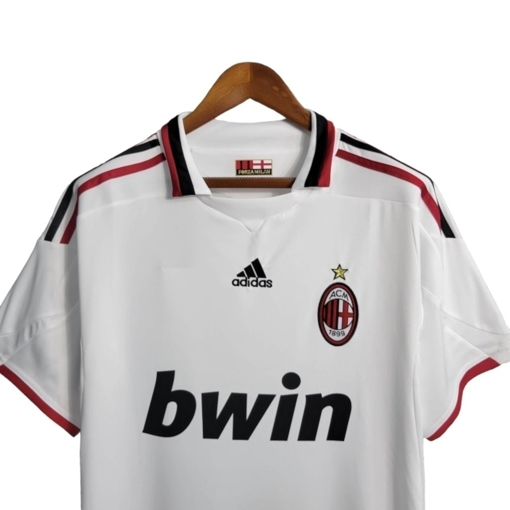 Camisa AC Milan II 2009/2010 - Retrô Adidas - Branca