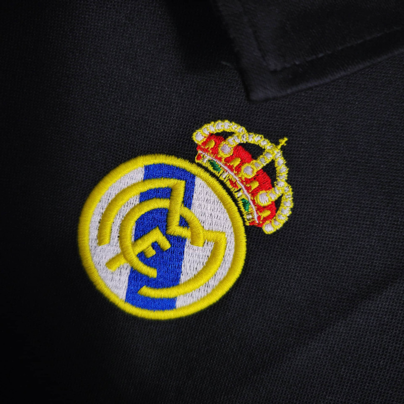 Camisa Real Madrid Edição Champions League 2002/2003 - Retrô Adidas - Preta