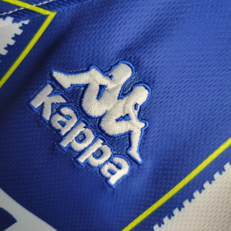 Camisa FC Porto I 1997/1999 - Retrô Kappa - Branca com detalhes em azul