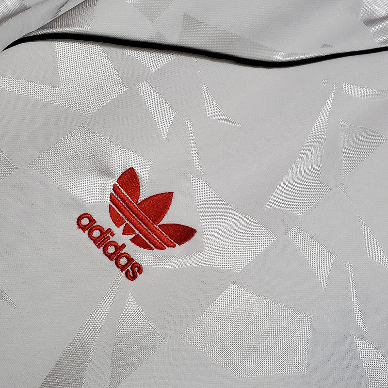 Camisa Manchester United 1991 - Retrô Adidas - Branca