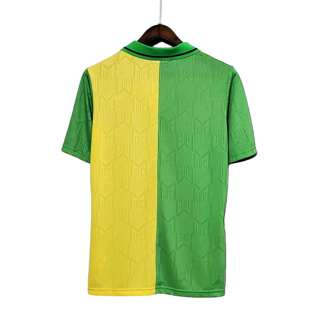 Camisa Manchester United 1992/1994 - Retrô Umbro - Verde e Amarela