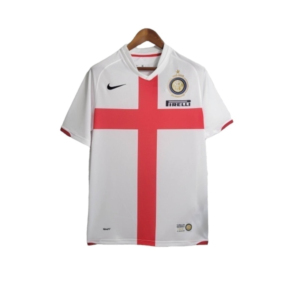 Camisa Inter de Milão II 2007/2008 - Retrô Nike - Branca