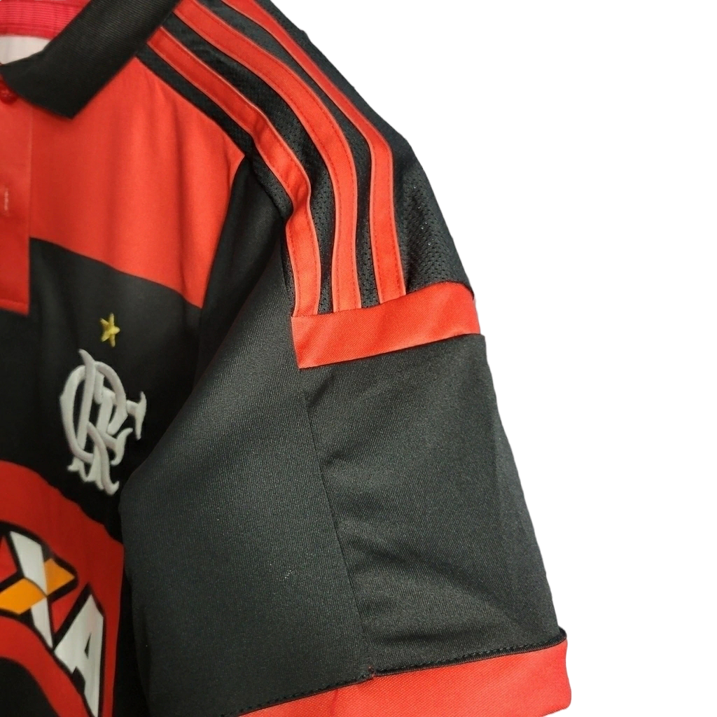 Camisa Flamengo 2017/2018 - Retrô Adidas - Preto e Vermelho