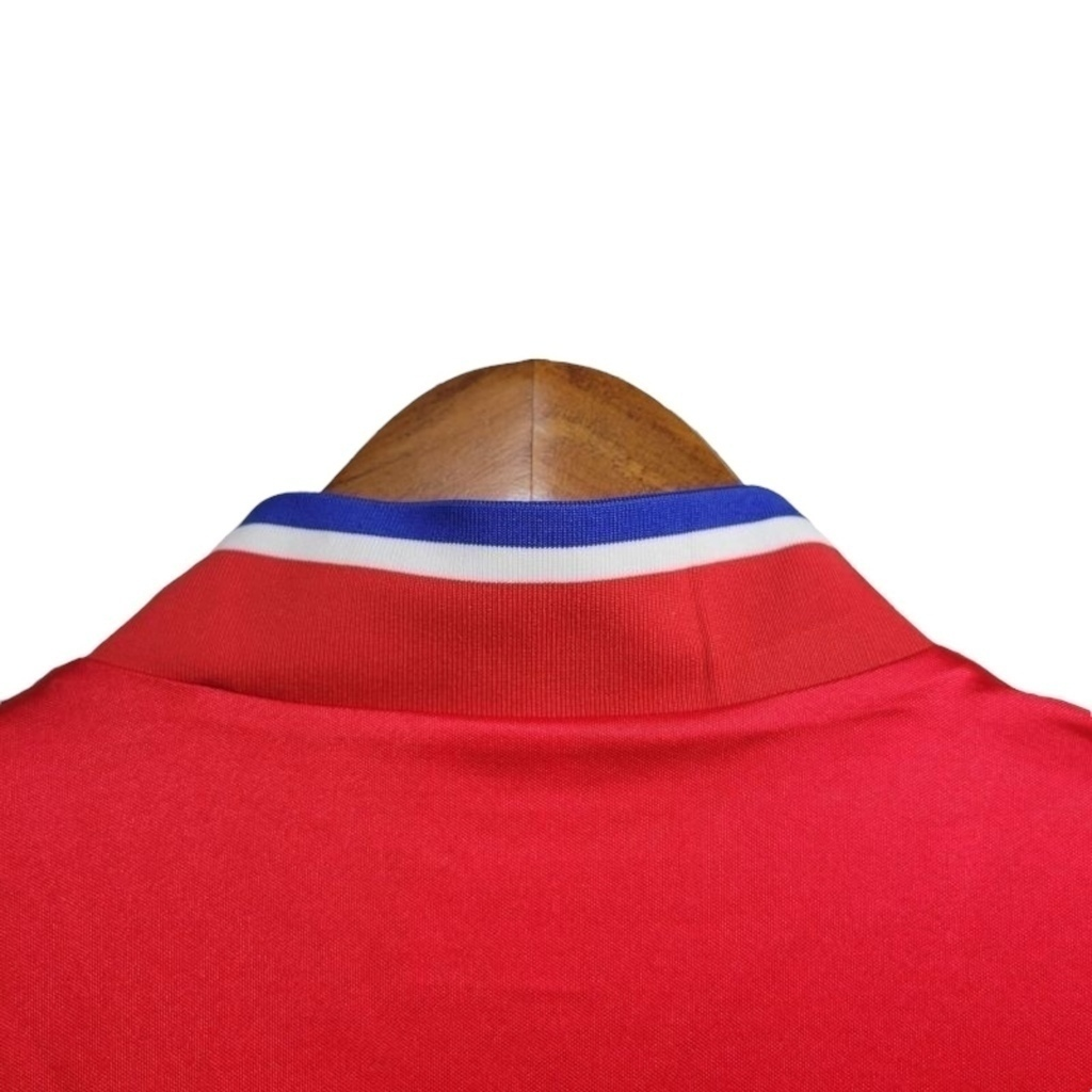 Camisa Bayern Munich I 1993/1995 - Retrô Adidas - Azul e vermelha