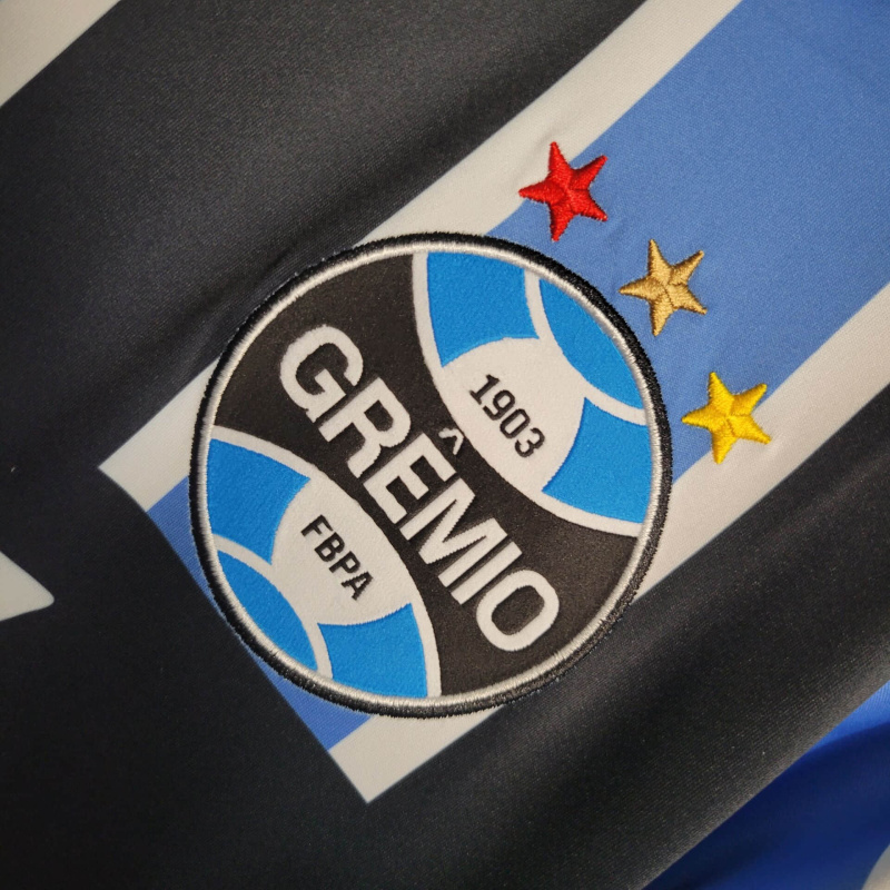 Camisa Grêmio I 1998 - Retrô Penalty - Preta e azul