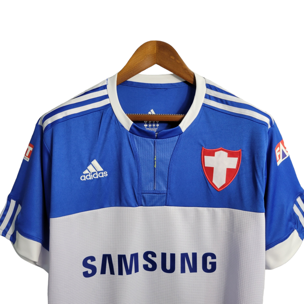 Camisa Palmeiras III 2019 - Retrô Adidas - Azul com detalhes brancos