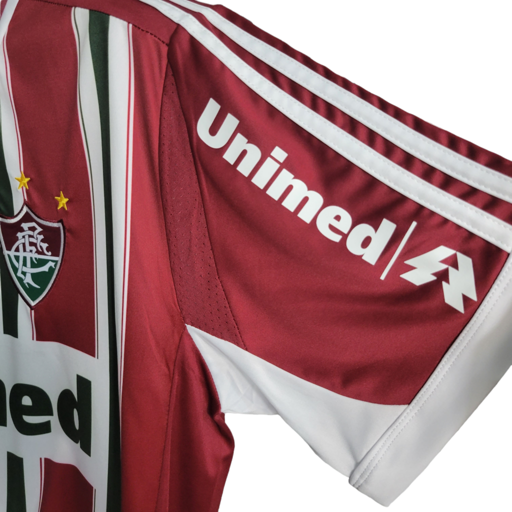 Camisa Fluminense I 2012 - Retrô Adidas - Tricolor Unimed