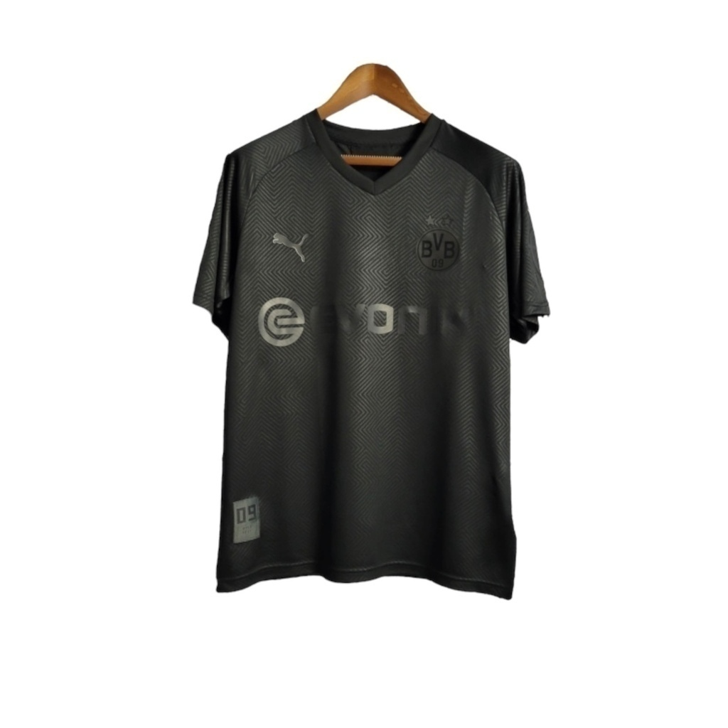 Camisa Borussia Dortmund Edição Especial Aniversário de 100 Anos 2019/2020 - Retrô Puma - Preta