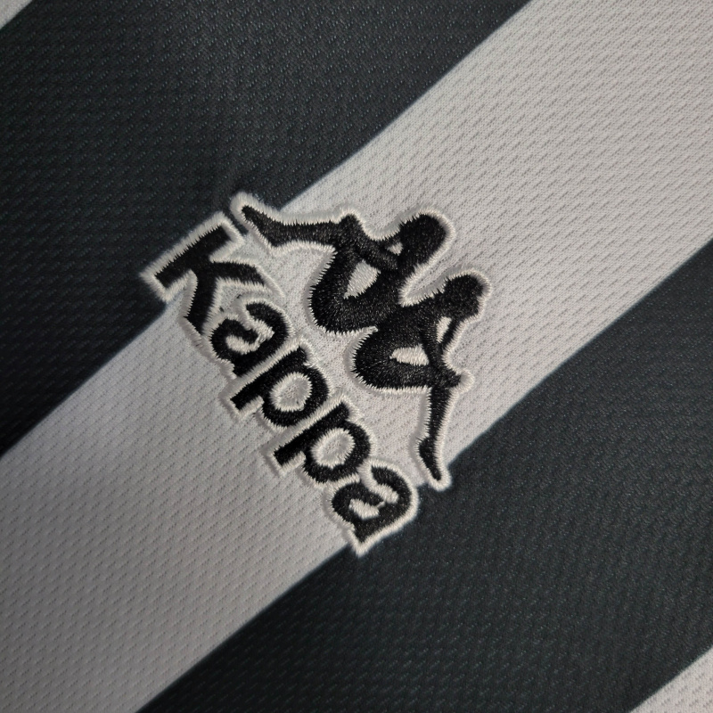 Camisa Juventus I 1995/1997 - Retrô Kappa - Branca e preta