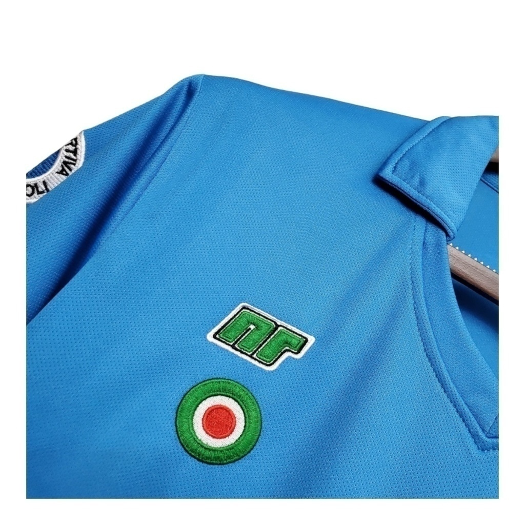 Camisa Napoli I 1987/1988 - Retrô Ennere - Azul