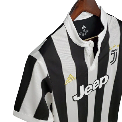 Camisa Juventus 2017/2018 - Retrô Adidas - Preta e Branca