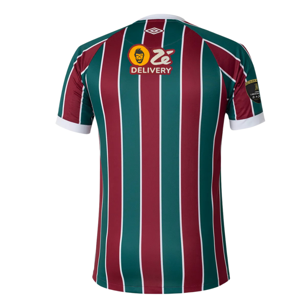 Camisa Fluminense I 23/24 Edição da Final da Libertadores 2023 - Torcedor Umbro Masculina - Tricolor