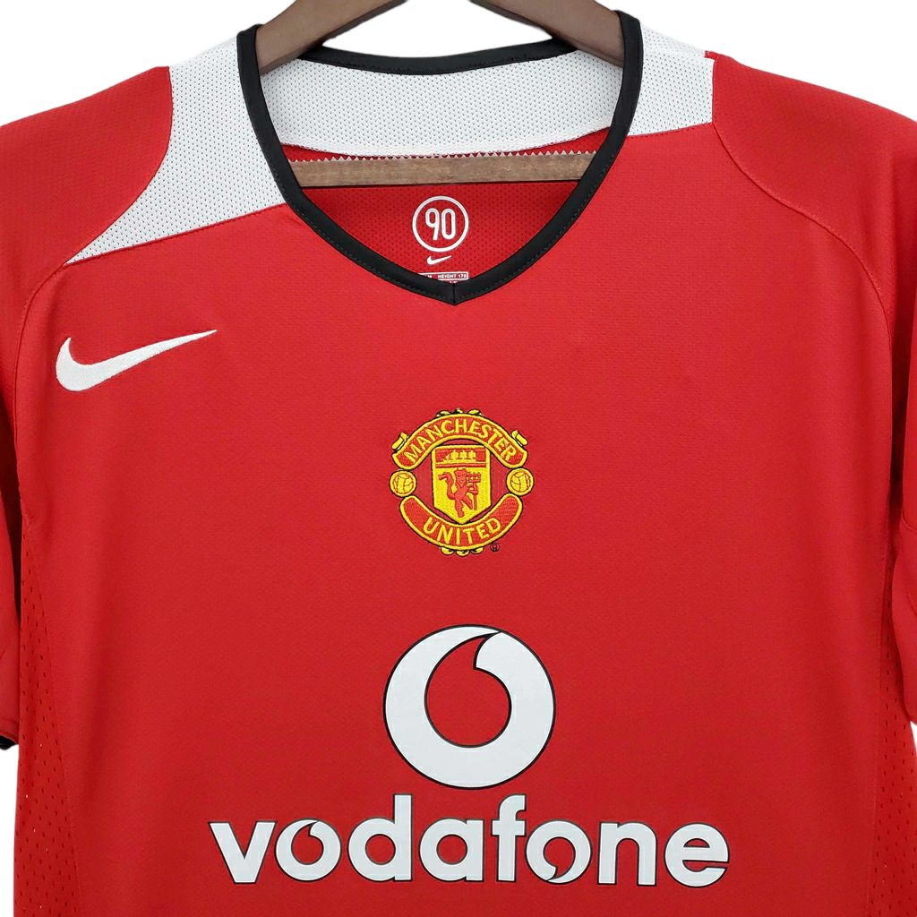 Camisa Manchester United 2004/2006 - Retrô Nike - Vermelha