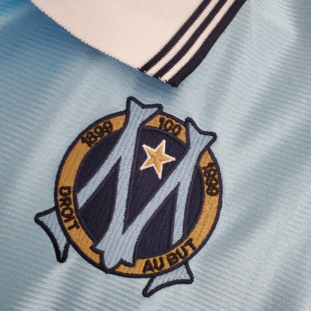 Camisa Marseille 1998/1999 - Retrô Adidas - Azul