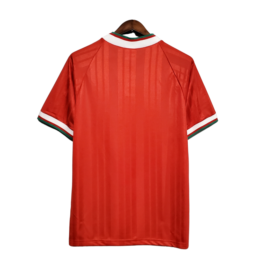 Camisa Liverpool I 1993 - Retrô Adidas - Vermelho e Branco
