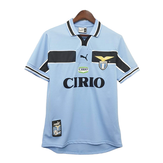 Camisa Lazio I 1999/2000 - Retrô Puma - Azul e preta