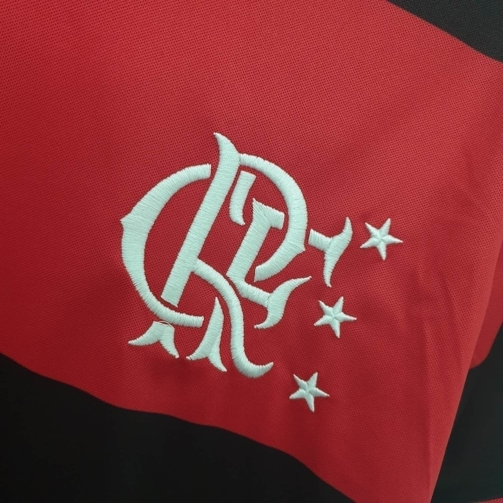 Camisa Flamengo 1982 - Retrô Adidas - Vermelha e Preta