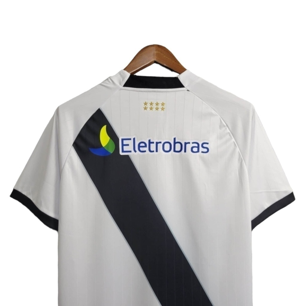 Camisa Vasco da Gama II 2010 - Retrô Penalty - Branca com detalhes em preto e com patrocínio