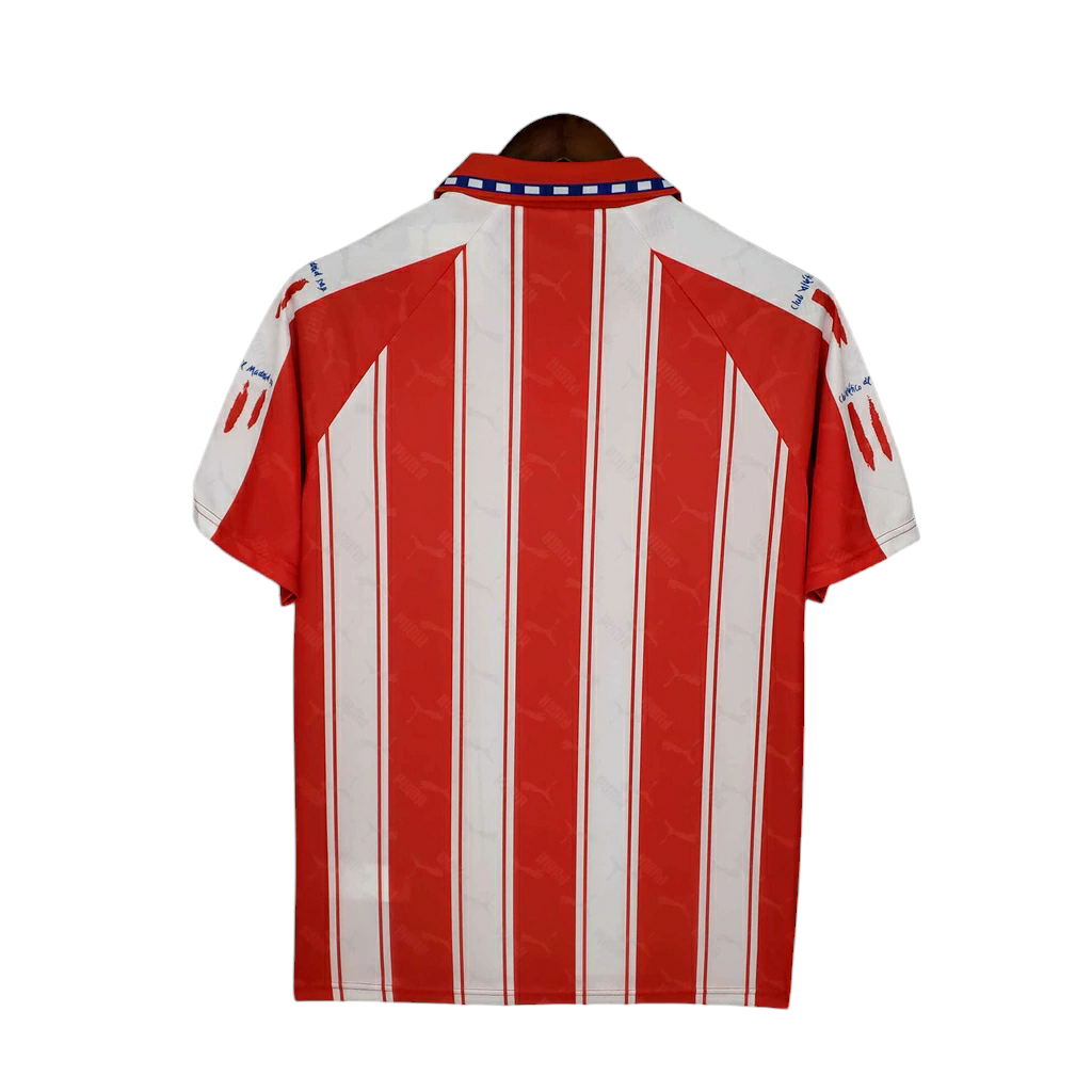Camisa Atlético Madrid 1994/1995 - Retrô Puma - Branca e Vermelha