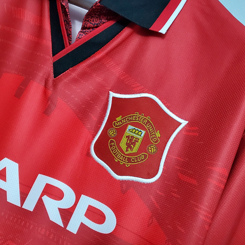Camisa Manchester United 1994/1996 - Retrô Umbro - Vermelha