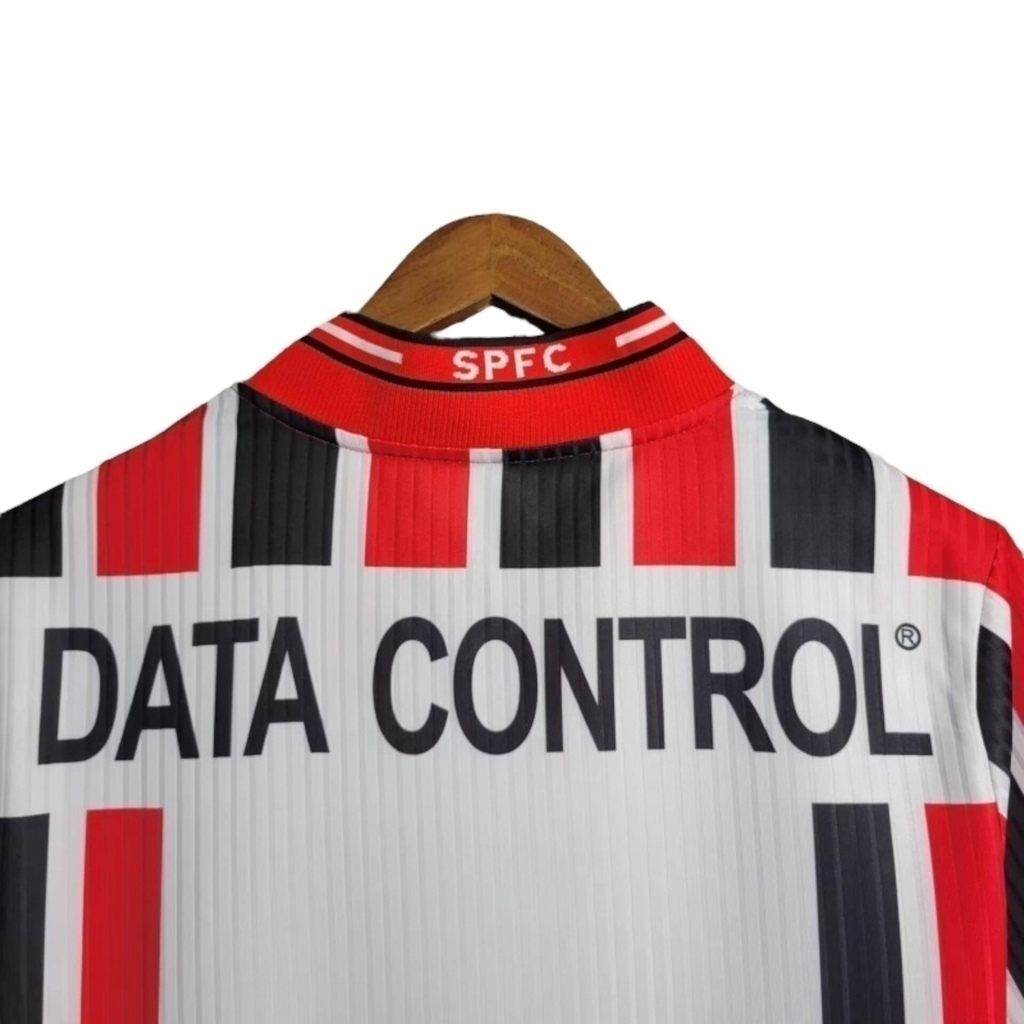 Camisa São Paulo II 1997 - Retrô Adidas - Vermelha e preta