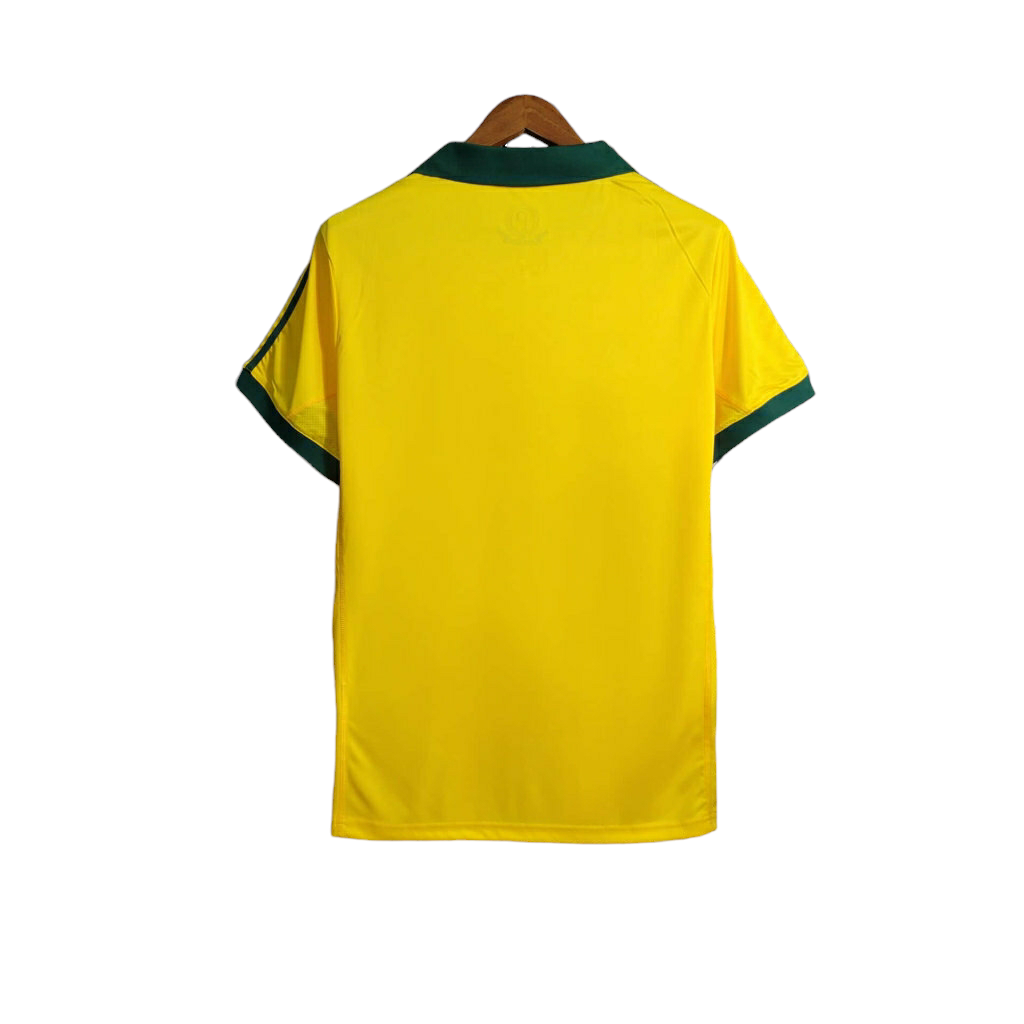 Camisa Palmeiras 2014 - Retrô Adidas - Amarela com detalhes em verde