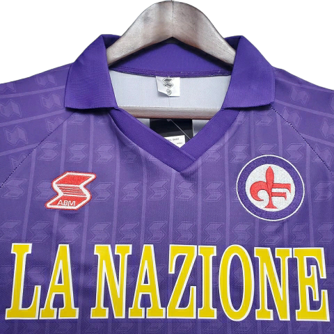 Camisa Fiorentina 1989/1990 - Retrô ABM - Roxa
