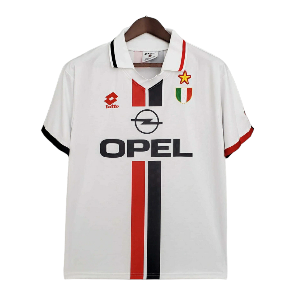 Camisa AC Milan II 1995/1997 - Retrô Lotto - Branca