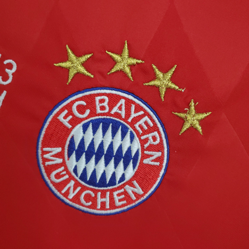 Camisa Bayern Munich I 2013/2014 - Retrô Adidas - Vermelha