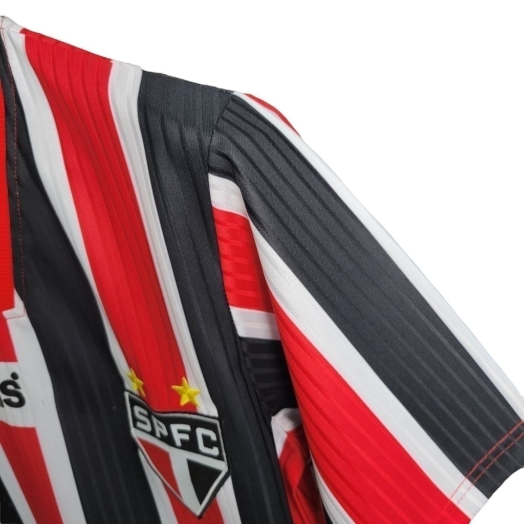 Camisa São Paulo II 1997 - Retrô Adidas - Vermelha e preta