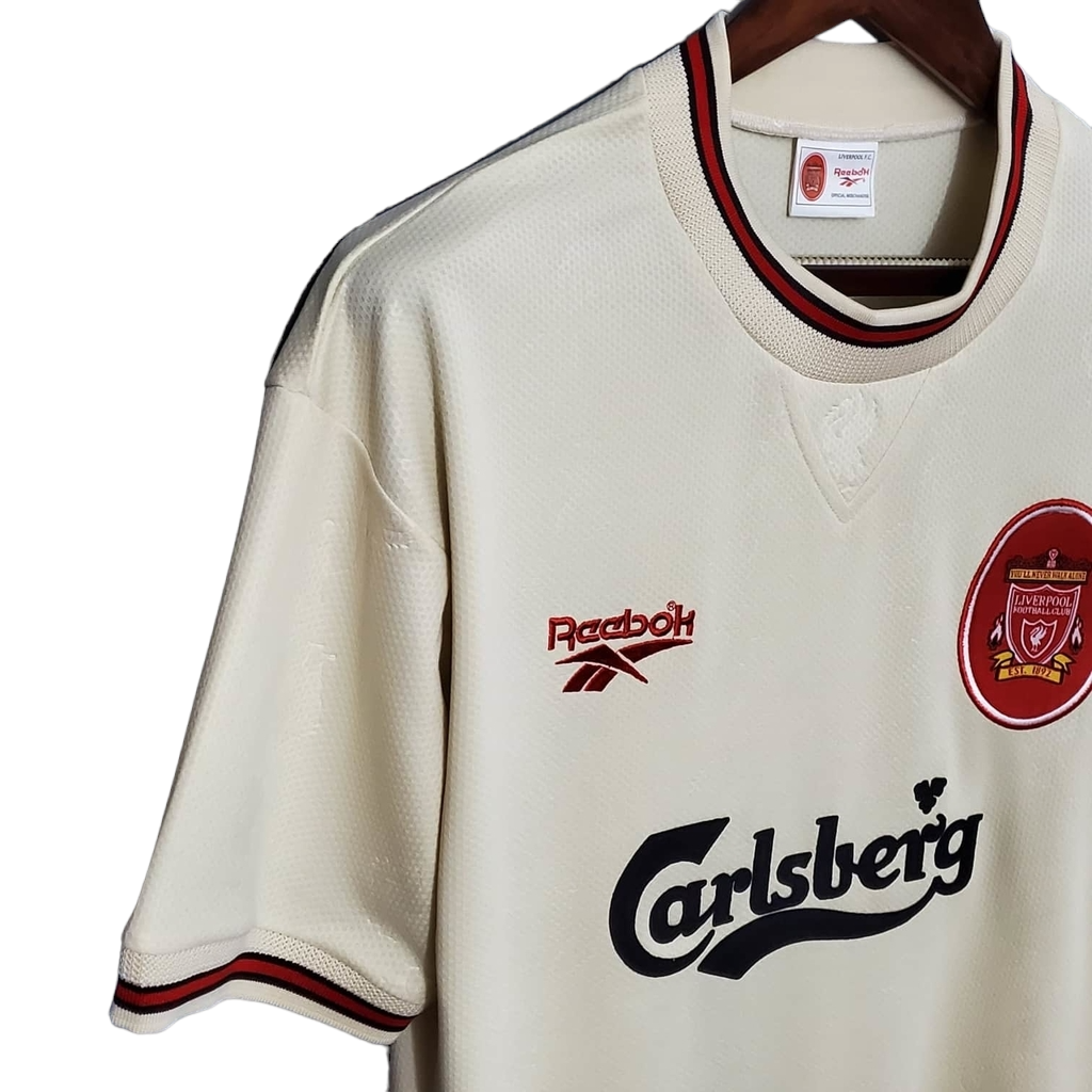 Camisa Liverpool 1996/1997 - Retrô Reebok - Branca