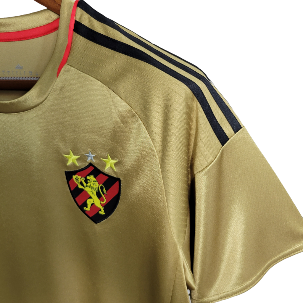 Camisa Sport Recife III 2016/2017 - Retrô Adidas - Dourada e preta
