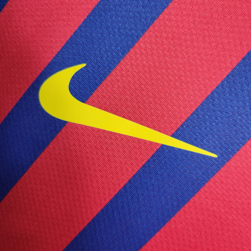 Camisa Barcelona I 2011/2012 - Retrô Nike - Azul e vermelha
