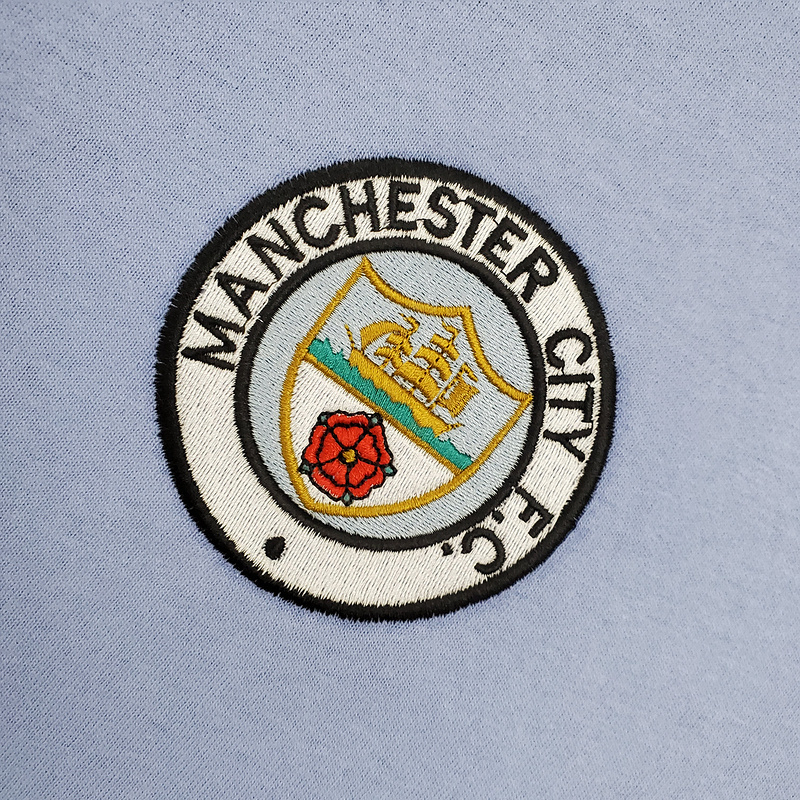 Camisa Manchester City 1972 - Retrô - Azul